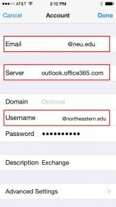 Office 365 iPhone Email Settings 6