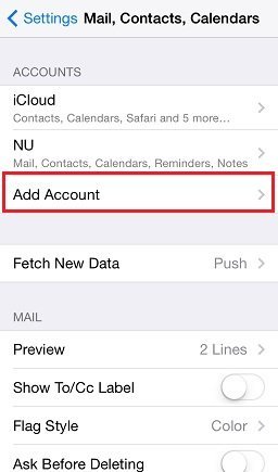 Office 365 iPhone Email Settings 3