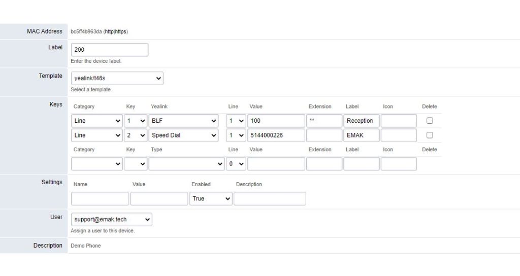 Adding BLF & Speed dial keys 41