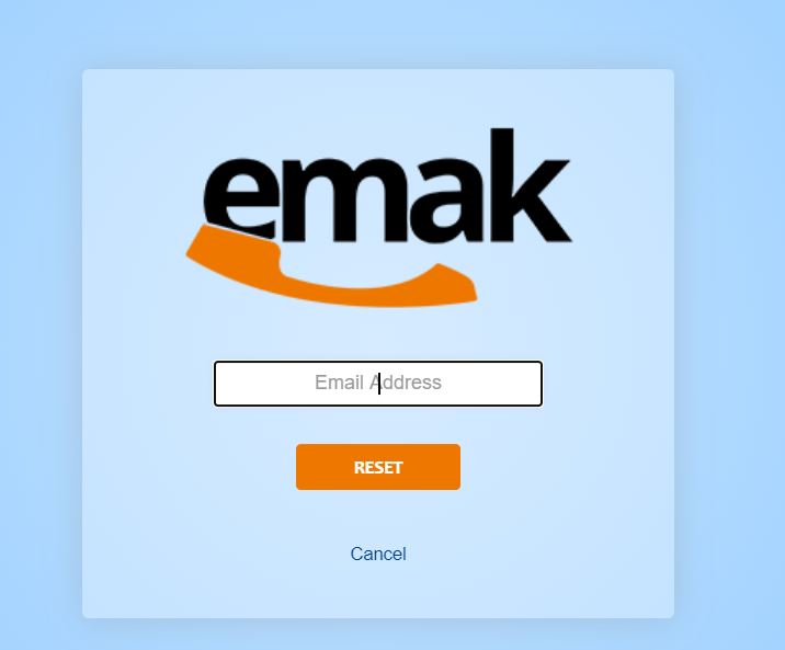 EMAK's Portal User Account Password Reset 2