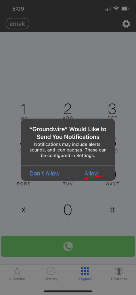 Application mobile Groundwire par Acrobits pour iPhone ou Android 15